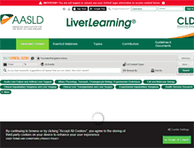 Tablet Screenshot of liverlearning.aasld.org